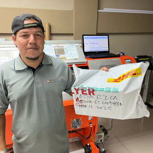 Mr.Carlos Masis from Costa Rica received our package of DX5 Printhead for Sid Triton Inkjet Printers on 25 Mar 2025