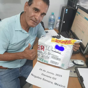 Mr.Hugo from Mexico recieved our package of printer spare parts on 26 Jun 2025